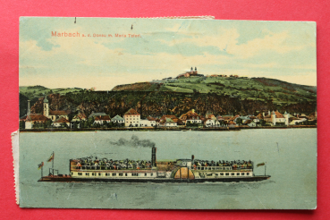 AK Marbach a d Donau / 1922 / Maria Taferl / Ausflugsschiff / Niederösterreich